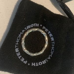 Sterling Silver, Peter Thomas Roth, Signature Romance Band Ring, Size 4